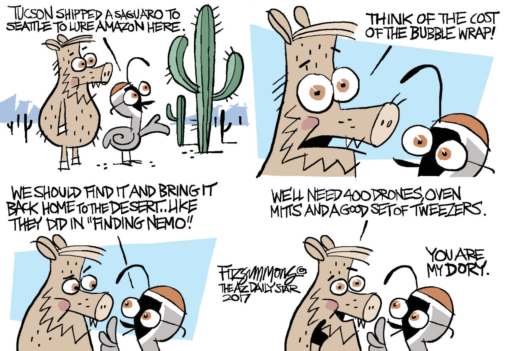 Daily Fitz Cartoon: Amazon